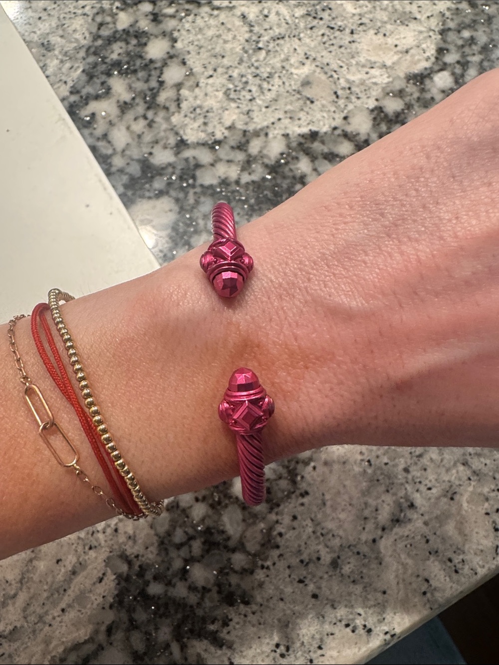 David Yurman Aluminum Bangle - Picture 2 of 4